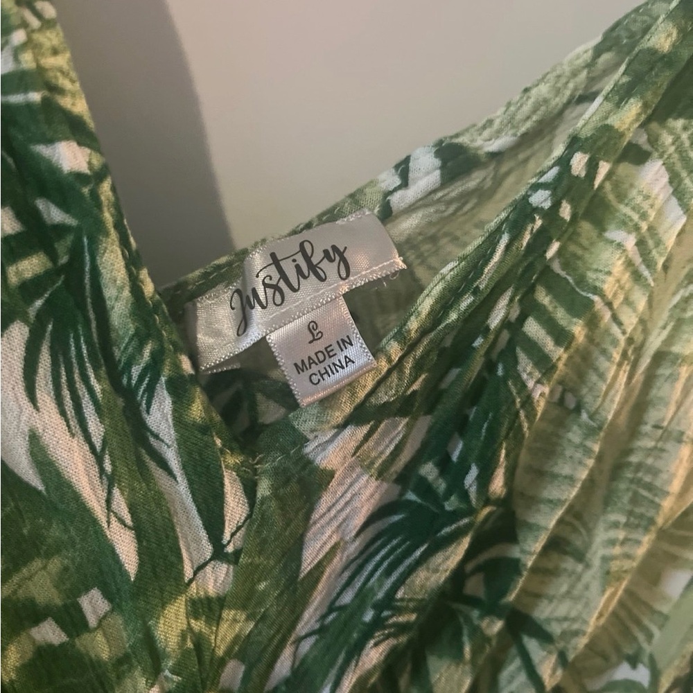 Justify Leafy Green Maxi Dress - Picture 2 of 4